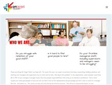 Tablet Screenshot of ontargettalent.com